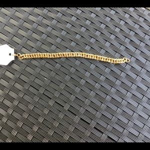 Gold plated stainless steel bracelet